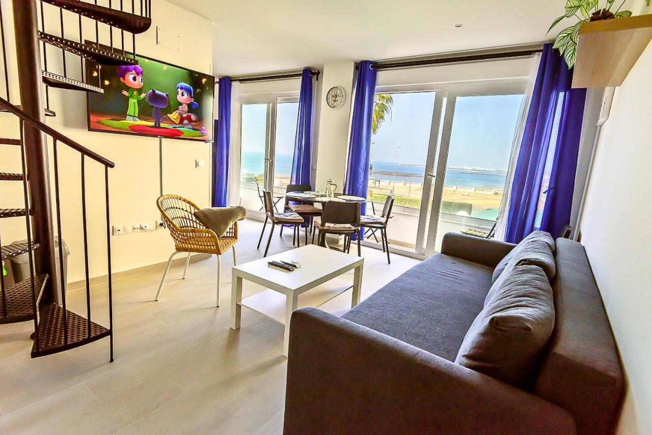 Oceanfront Duplex With A Rooftop Pool And Terrace 엘푸에르토데산타마리아 외부 사진