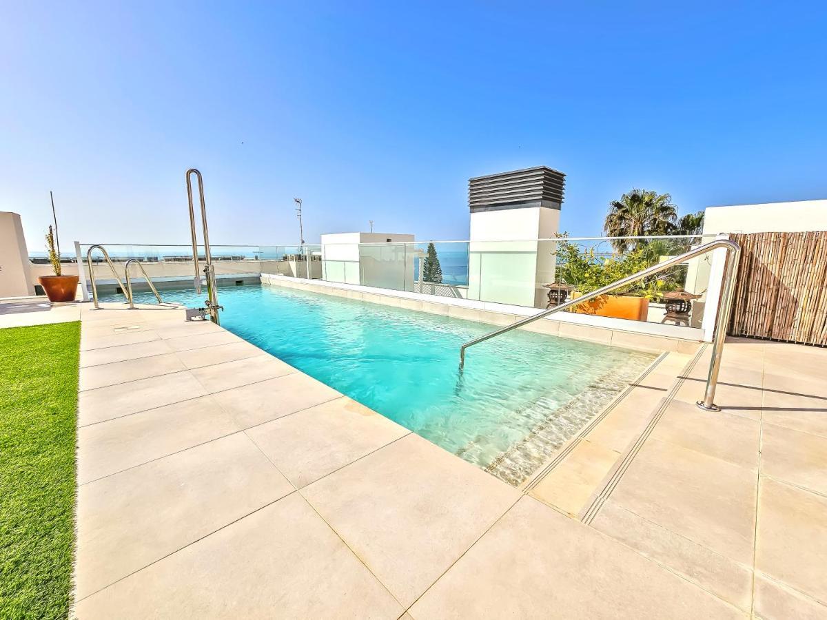 Oceanfront Duplex With A Rooftop Pool And Terrace 엘푸에르토데산타마리아 외부 사진